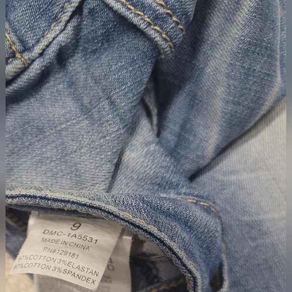 Machine Jeans Distressed  Skinny Stretch 9 30 EUC - Picture 3 of 6